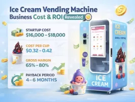 الآيس كريم آلة بيع الأعمال التجارية تكلفة بدء التشغيل: ما تحتاجه حقًا للميزانية